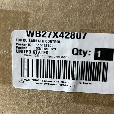 NEW GE Oven Range Control Board WB27X42807 T09-2K9