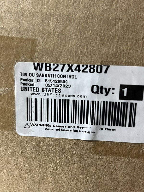 NEW GE Oven Range Control Board WB27X42807 T09-2K9